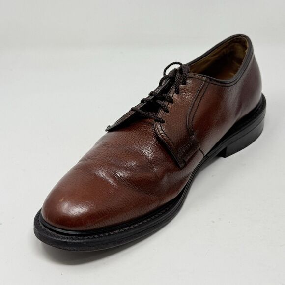 Dexter Derby Dress Shoes Mens 10.5 D Brown Pebble Grain Leather Oxford USA main image 14